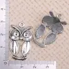 Accesorios de Joyería de Aleación de Venta Caliente Transfronteriza Colgante de Búho Hueco Pulsera DIY Hecha a Mano Collar Colgante para Ropa