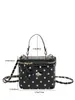 Otoño 2026 Nuevo Bolso de Lunares Bolso Cruzado de Moda Versátil Bolso de Mano Exquisito Tipo Caja Bolso Cuadrado Pequeño Bolsos de Mujer al por Mayor