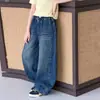 Pantalones de Niña Otoño 2026 Ropa Infantil Nueva y Elegante Pantalones Anchos Sueltos para Niña Ropa de Otoño Jeans de Cimitarra para Niños