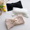 Top de tubo de una palabra sin costuras de seda helada con tirantes, antideslizante, tipo bandeau, para cubrir el pecho, con hebilla de tres filas, chaleco base corto, lencería