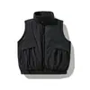 Chaleco Acolchado Retro Japonés con Cuello Alto para Hombre ORIGTEEN, Cálido para Invierno, Protección contra el Frío, Chaqueta de Plumón de Pato Blanco YR170