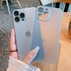 [funda para teléfono móvil ultradelgada] funda protectora para apple 14 con sensación de teléfono desnudo adecuada para funda para teléfono móvil ip15 color transparente mate tpu supersuave