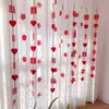 Cortina de Boda Decoración Guirnalda Adornos Colgantes para Casa Nueva Habitación de Boda Arreglo para Dormitorio de Novio y Novia Sala de Estar con Carácter Doble Felicidad Cortina de Puerta
