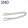 Cadena de Gancho de Seguro para Silla Colgante Hebilla de Montañismo Cadena de Acero Inoxidable 304 Cadena Retorcida para Columpio Saco de Arena Hamaca Interior Exterior