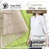 Corrente de flores roupas infantis tecido de algodão pequeno fresco tecido Jacquard temperamento camisa feminina diamante tecido da moda