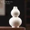 Nuevo Jarrón de Flores Mini de Porcelana Blanca Estilo Chino Jarrón de Cerámica Arreglo Floral Zen Hierba Moneda China Arreglo Floral Aparato para Cultivar Flores de Agua Blancas