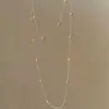 Cadena Larga Minimalista para Suéter para Mujer 2025 Nueva Cadena para Clavícula en Capas Diseño de Nicho Collar de Alta Gama