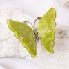 Ornamentos de Borboleta de Cristal Natural e Jade Transfronteiriços Pedra Bruta de Jade Artesanato Criativo para Decoração de Casa Ornamentos Venda por Atacado