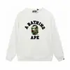 Sudadera de camuflaje de moda transfronteriza para hombre, otoño e invierno, manga larga, estampado de letras, holgada, cuello redondo, sudadera pullover para hombre