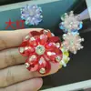 Cuentas de Cristal de Colores, Lentejuelas Cosidas a Mano, Parches de Flores Tridimensionales, Accesorios Hechos a Mano, Accesorios de Decoración para Ropa