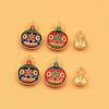 Colgante antiguo de oro quemado azul oro traga bestia colgante una familia de tres colgante de bestia traga oro accesorios pulsera pulsera accesorios de joyería
