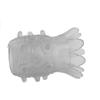 Anillo de piña de cristal anillo de piña divertido anillo de bloque partículas de punto flotante anillo de pulpo anillo anillo al por mayor una generación de cabello