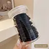 Lazo para coleta alta simple para mujer, alta elasticidad, duradero, no daña el cabello, accesorio para el cabello de primavera/verano