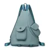 Nova Bolsa de Peito Feminina de Primavera, Bolsa Transversal de Alto Padrão, Mochila Pequena Casual Masculina Leve, Bolsa para Viagem de Curta Distância