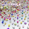 3*5mm Fundo Plano Mahjong Famoso na Internet Série Deslumbrante Cristal Irregular Decorações para Unhas Pedras Strass para Unhas Wearable