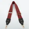 Nuevo colorido tejido ancho a rayas estampado correa ancha para el hombro estilo étnico bandolera femenina estilo coreano versátil un solo hombro chica estilo occidental