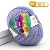 4 Ovillos de Hilo Acrílico para Bebé para Tejer a Mano, Hilo Mediano-Fino para Crochetar Zapatillas, Kit de Materiales de Hilo Acrílico para Crochet de Muñecas