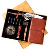 Conjunto Criativo de Caneta Pena Tubo de Tinta para Desenho Caneta Pena de Ave Caneta de Assinatura Caneta para Presente Empresarial Conjunto de Canetas Gravação