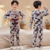 Sudeste Asiático 2025 Pijama Novo para Meninas Primavera e Outono Manga Longa Roupa de Casa para Bebês Meninos Verão