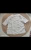 Camisa Primavera 2025 Nueva Llegada con Tapeta Inclinada y Hebilla Lino Cuello Redondo Estilo Artístico Retro Camisa para Mujer