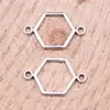 19x 13mm 0.4g multicolor venta caliente retro aleación de zinc accesorios conector conector de panal hexagonal