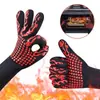 Comercio exterior guantes de aramida 500 800 grados para horno de barbacoa alta temperatura aislamiento térmico anti-quemaduras Microondas Guantes de Barbacoa en stock