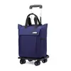 Bolsa de Compras, Bolsa Carrito con Ruedas Universales, Tirable y Transportable, Repelente al Agua, Pequeña, Mediana y Mochila Escolar con Carrito para Estudiantes Universitarios, Bolso de Hombro para Viaje