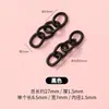 Accesorios de llavero de anillo de hierro de colores para colgantes de llavero hechos a mano con cuentas DIY, accesorios de anillo de metal semiacabados