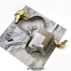 Moda Simple Nudo Botón de Metal Traje Abrigo de Cuero Abrigo Chaqueta Camisa Ropa Accesorios Hebilla Decorativa