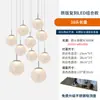 Lustre Redondo Simples Escandinavo para Mesa de Cabeceira Criativo Estiloso para Restaurante Sala de Estar Lustre para Casa Duplex Loft Escada