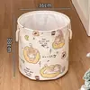 Cesto de Roupa Suja Dobrável de Grande Capacidade Fofo, Cesto Organizador, Artefato de Armazenamento para Casa, Limpeza, Cesto de Armazenamento Espesso de Gato