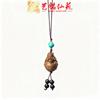 Yiming Xianyuan Cadena para Teléfono Móvil Colgante Elefante Sándalo Llavero de Coche Colgante Tallado Regalo Lindo para Hombres y Mujeres