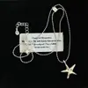 Colar Versátil para Menina Estrela Pista Cinco Pontas e Estrela do Mar com Detalhes de Pérolas, Design em Camadas Fresco e Doce, Retrô e Suave