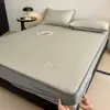 2026 Novo Modelo Classe A Pe Resfriamento Bordado Mat Conjunto de Lençóis de Cama Conjunto de Três Peças