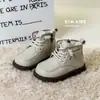 Outono 2026 Novas Botas Martin Infantis Moda Estilo Britânico Solado Macio Botas de Bebê