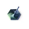 Estrela Descompressora Impressa em 3D Ilusão Ótica Dobrável Brinquedo Educativo Infantil Torre de Cenoura Poligonal Espiral Tridimensional Mesa