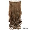 Peruca mulheres longo cabelo cacheado uma peça de alta temperatura seda sem costura peça de extensão de cabelo 5 clip clip peruca de cabelo local de fábrica