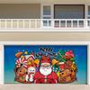 Amazon Transfronterizo Nuevas Explosiones Navidad Cubierta para Puerta de Garaje Tamaño Grande Tela de Fondo Decoración para Fiesta Navideña Tapiz