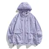 Ropa de Piel con Capucha Fresca de Verano UPF+ Ropa Delgada de Protección Solar Ropa Casual de Protección Solar para Hombre Chaqueta Anti-UV