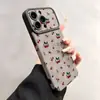 Diseño de Cereza Roja Pantalla Completa Adecuado para Funda de Teléfono Apple 17Promaxs Iphone15/16Pro Estilo Femenino Simple