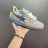 BAPESTA SK8 COURT DUNK Zapatos ambiente Color de Contraste Ventiladores de Meteoro Negro Verde de Caña Baja Tenis Casuales Zapatos de Hombre