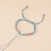 Nudo de Flor de Durazno del Festival de Mediados de Otoño Producto Semi-Terminado Hecho a Mano, Pulsera Trenzada con Cuentas, Hilo de Pulsera Rojo para Hombres y Mujeres en su Año Zodiacal, Hilo de Pulsera Rojo para Festival al por Mayor
