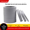 Branco forte ultra-fino mão-rasgado papel de algodão dupla face adesivo transparente hot melt escritório papelaria manual fita adesiva dupla face