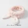 Diadema Linda para Lavarse la Cara, Nueva Diadema de Peluche Elegante para Mujeres, Cinta para el Cabello Antihumedad para Lavar