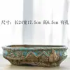 Vaso de Flor para Suculentas de Diâmetro Grande, Vaso de Cerâmica Simples para Suculentas, Prato de Combinação Criativa, Cerâmica Grossa Extra Grande, Frete Grátis