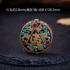 Latão Feito Vintage Estrela Lua Bodhi Buda Contas Guanyin Bodhisattva Pingente Atacado Nepal Artesanal Disco de Contas Contas