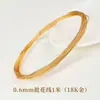 Cen 1m Cor Branca Dourada Conservadora de Cor Fio Rígido Revestido de Ouro 18K Forma de Fio de Cânhamo Fio de Cobre DIY Acessórios de Fio para Pulseira