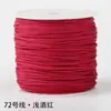 Número 72 Hilo de Jade Princesa Fugitiva Pulsera de Cordón Tejido a Mano Cuerda de Pulsera Cuerda de Mano Nudo Chino Enfilado Cuentas Budistas Cuerda Roja