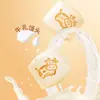 Desayuno Punto Temprano Leche Mantou Hecho a Mano Leche Fresca Mantou Blanco Pequeño Baozi Nutritivo Desayuno Niños Dibujos Animados Fideos Congelados