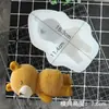 Molde de Silicone Mousse Urso Sonolento Desenho Animado 3D Mousse Tridimensional Bolo Sorvete Urso Decoração de Bolo de Chocolate